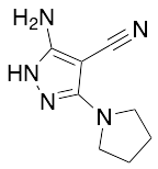 5-Amino-3-(pyrrolidin-1-yl)-1H-pyrazole-4-carbonitrile