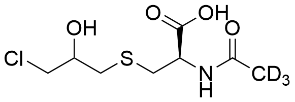 N-Acetyl-S-(3-chloro-2-hydroxypropyl)-L-cysteine-acetyl-D3