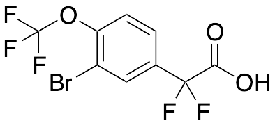 2-(3-Bromo-4-(trifluoromethoxy)phenyl)-2,2-difluoroacetic acid