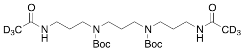 Propane-1,3-diylbis((3-acetamidopropyl)carbamic Acid) di-tert-Butyl Ester-d6