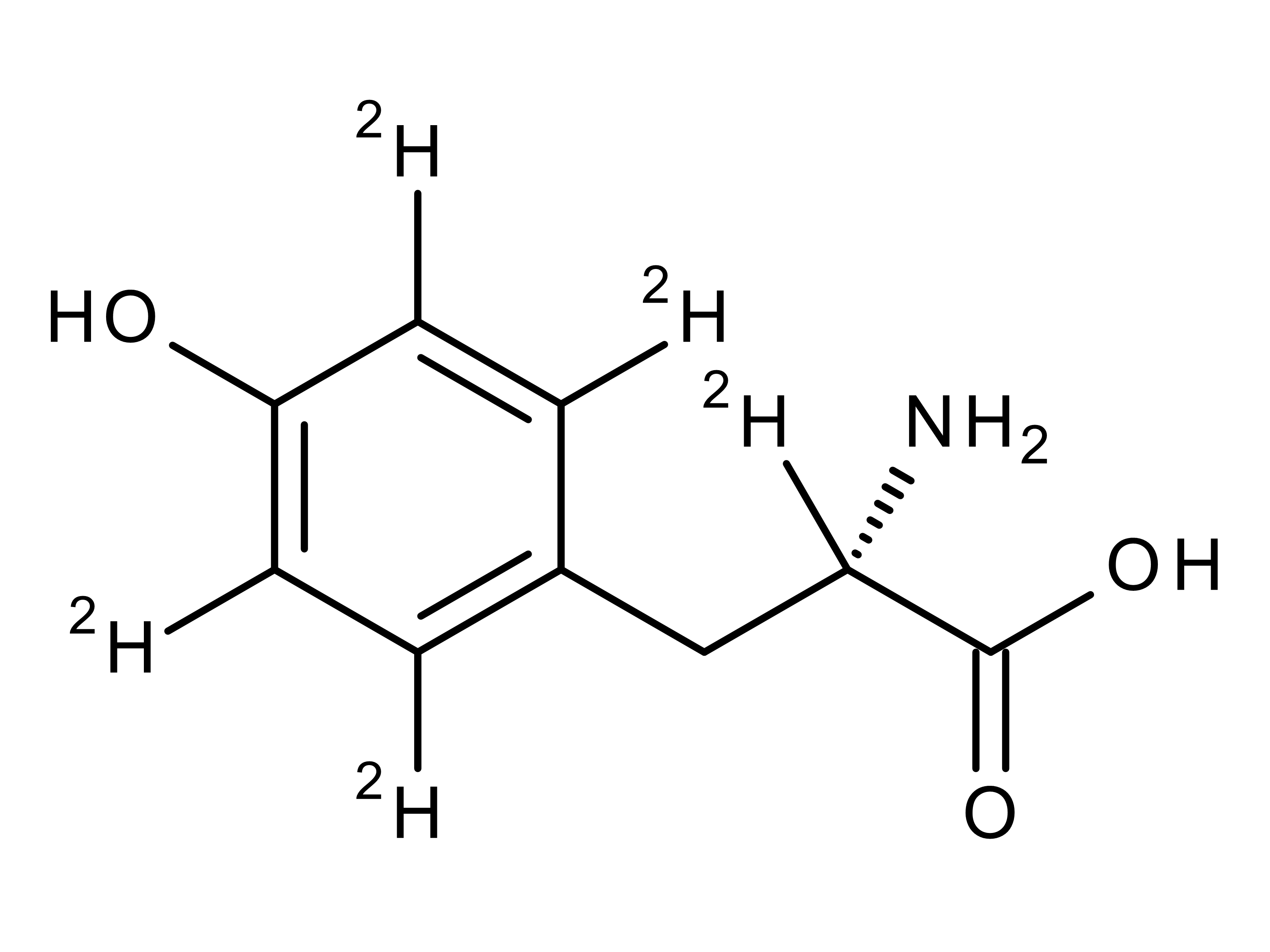 L-4-Hydroxyphenyl-d4-alanine-2-d1