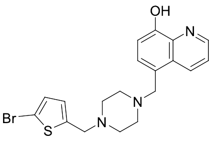 5-[[4-[(5-Bromo-2-thienyl)methyl]-1-piperazinyl]methyl]-8-quinolinol