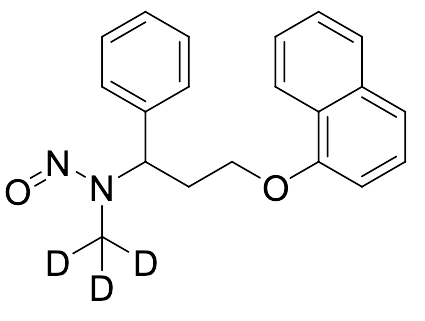 rac N-Nitroso-N-Desmethyl Dapoxetine-D3