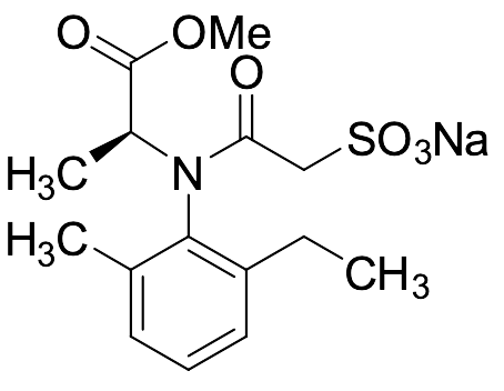 Sodium N-(Oxoethane-1-sulfonate)-N-(2-ethyl-6-methylphenyl)-L-alanine Methyl Ester