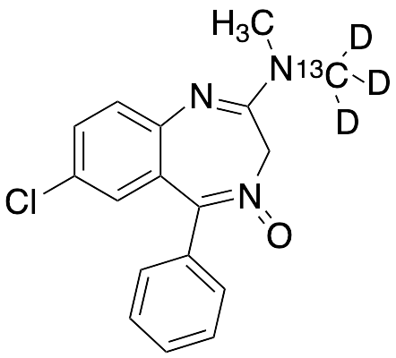 N-Methyl-13CD3 Chlordiazepoxide