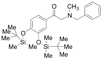 2-(Benzyl(methyl)amino)-1-(3,4-bis((tert-butyldimethylsilyl)oxy)phenyl)ethanone
