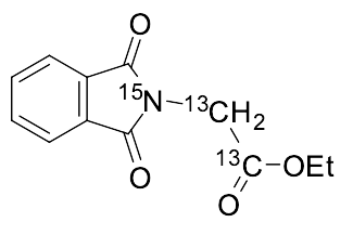 1,​3-Dihydro-​1,​3-​dioxo-2H-iIsoindole-​2-​15N-​2-​acetic-​carboxy,​alpha-​13C2 Acid Ethyl Ester
