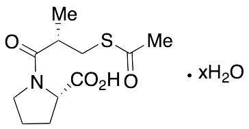 1-[(S)-3-(Acetylthio)isobutyryl]-L-proline Hydrate