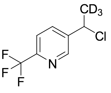 5-(1-Chloroethyl)-2-(trifluoromethyl)pyridine-d3