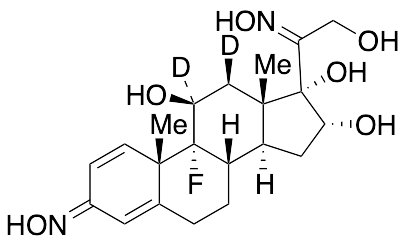 (11Beta,16Alpha)-9-Fluoro-11,16,17,21-tetrahydroxy-pregna-1,4-diene-3,20-dione-d2 3,20-Dioxime