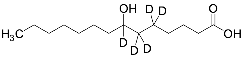 7-Hydroxy Myristic Acid-d5