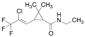 N-Ethyl-3-(2-chloro-3,3,3-trifluoro-1-propenyl-2,2-dimethylcylopropane Carboxamide