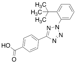 4-(2-(2-(tert-Butyl)phenyl)-2H-tetrazol-5-yl)benzoic Acid