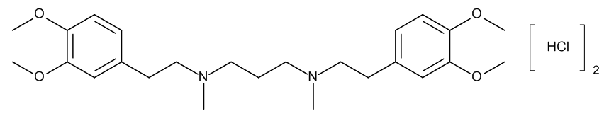 N1,​N3-​Bis[2-​(3,​4-​dimethoxyphenyl)​ethyl]​-​N1,​N3-​dimethyl-1,3-propanediamine Dihydrochloride
