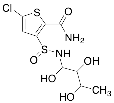 5-Chloro-3-(N-(1,2,3-trihydroxybutyl)sulfinamoyl)thiophene-2-carboxamide