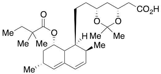 2-((4R,6R)-6-(2-((1S,2S,6R,8S,8aR)-8-((2,2-Dimethylbutanoyl)oxy)-2,6-dimethyl-1,2,6,7,8,8a-hexahydronaphthalen-1-yl)ethyl)-2,2-dimethyl-1,3-dioxan-4-yl)acetic Acid