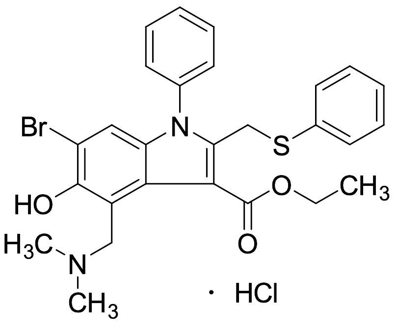 Ethyl 6-Bromo-4-((dimethylamino)methyl)-5-hydroxy-1-phenyl-2-((phenylthio)methyl)-1H-indole-3-carboxylate