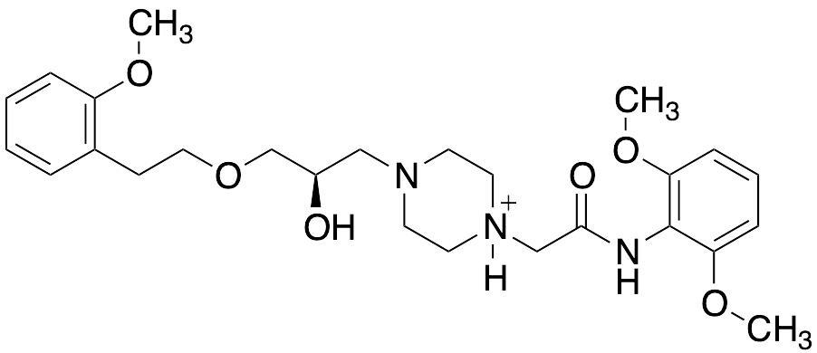 (R)-N-(2,6-Dimethoxyphenyl)-2-(4-(2-hydroxy-3-(2-methoxyphenethoxy)propyl)piperazin-1-yl)acetamide