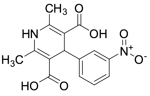 2,6-Dimethyl-4-(3-nitrophenyl)-1,4-dihydropyridine-3,5-dicarboxylic Acid