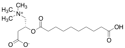 (2R)-3-Carboxy-2-[(9-carboxy-1-oxononyl)oxy]-N,N,N-trimethyl-1-propanaminium Inner Salt
