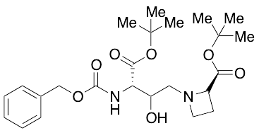 (2S)-tert-Butyl 1-((3S)-3-(((Benzyloxy)carbonyl)amino)-4-(tert-butoxy)-2-hydroxy-4-oxobutyl)azetidine-2-carboxylate