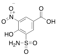 4-Hydroxy-3-nitro-5-sulfamoylbenzoic acid