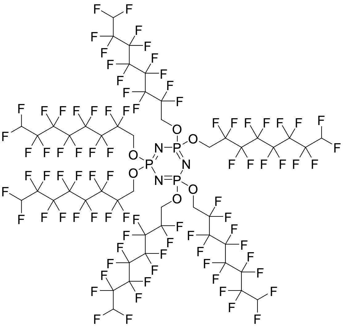 Hexakis(1H,1H,8H-tetradecafluorooctyloxy)phosphazine