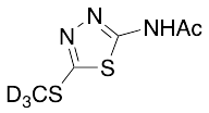 N-(5-Methylsulfanyl-1,3,4-thiadiazol-2-yl)acetamide-d3