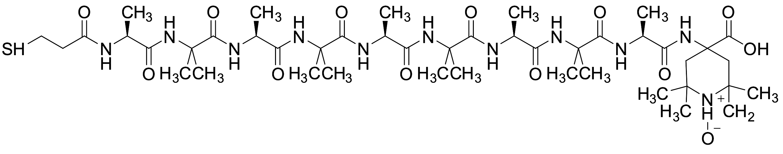 Thiol Modifier- (L-ala-aib)5-TOAC