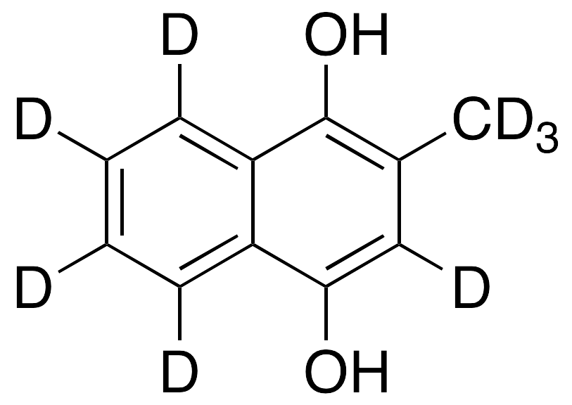 2-Methyl-1,4-naphthalenediol-d8