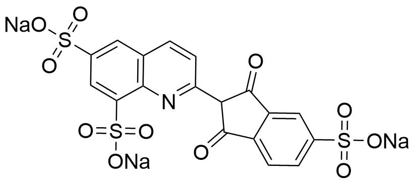 2-(2,3-Dihydro-1,3-dioxo-5-sulfo-1H-inden-2-yl)-6,8-quinolinedisulfonic Acid Trisodium (Technical grade)