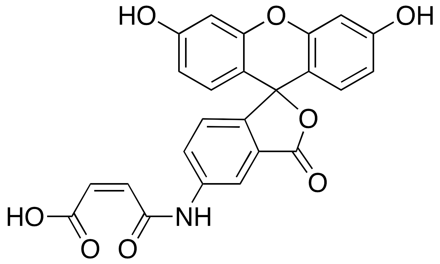 Fluoresceinamine Maleic Acid Monoamide