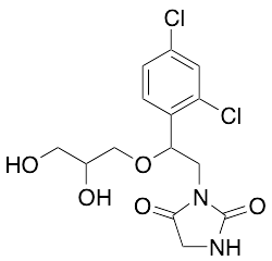 3-(2-(2,4-Dichlorophenyl)-2-(2,3-dihydroxypropoxy)ethyl)imidazolidine-2,4-dione
