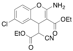 2-Amino-6-chloro-alpha-cyano-3-(ethoxycarbonyl)-4H-1-benzopyran-4-acetic Acid Ethyl Ester