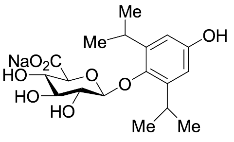 4-Hydroxy Propofol 1-O-beta-D-Glucuronide Sodium Salt