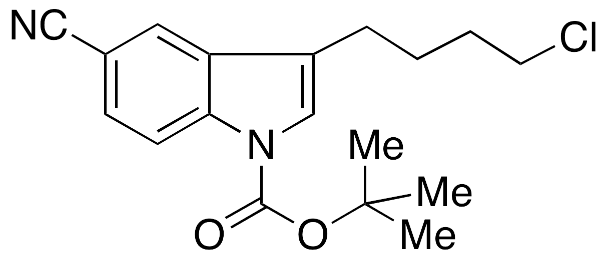 3-(4-Chlorobutyl)-1-(tert-butyloxycarbonyl)indole-5-carbonitrile