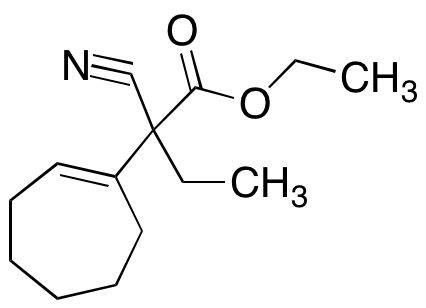 alpha-​Cyano-​alpha-​ethyl-1-​cycloheptene-​1-​acetic Acid Ethyl Ester