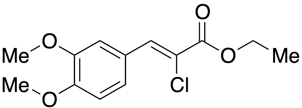 Ethyl Ester-2-​chloro-​3-​(3,​4-​dimethoxyphenyl)​-​2-​propenoic Acid