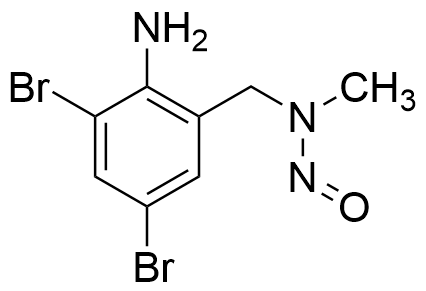 N-(2-amino-3,5-dibromobenzyl)-N-methylnitrous amide