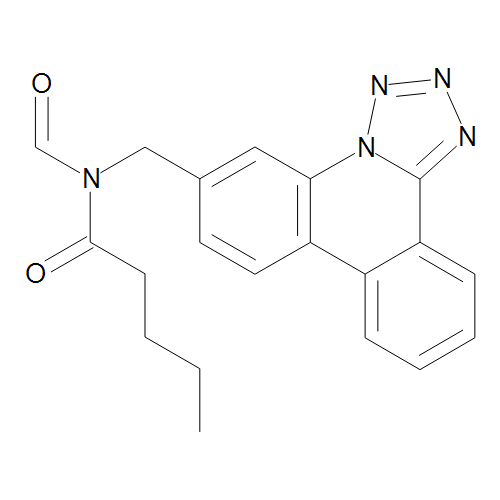 N-Formyl-N-(tetrazolo[1,5-f]phenanthridin-6-ylmethyl)pentanamide