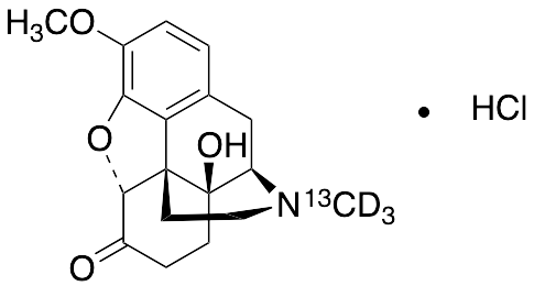 Oxycodone-N-methyl-13C,d3 Hydrochloride