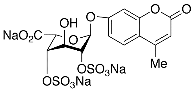 4-Methylumbelliferyl Alpha-L-Idopyranosiduronic Acid 2,4-Disulfate Trisodium Salt