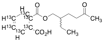 rac Mono(2-ethyl-5-oxohexyl) Phthalate-13C6