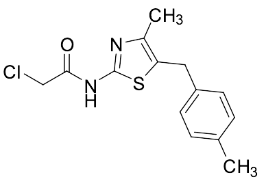 2-Chloro-N-{4-methyl-5-[(4-methylphenyl)methyl]-1,3-thiazol-2-yl}acetamide