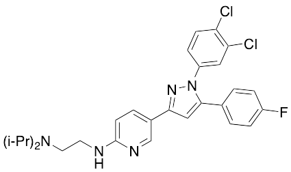 N2-[5-[1-(3,4-Dichlorophenyl)-5-(4-fluorophenyl)-1H-pyrazol-3-yl]-2-pyridinyl]-N1,N1-bis(1-methylethyl)-1,2-ethanediamine