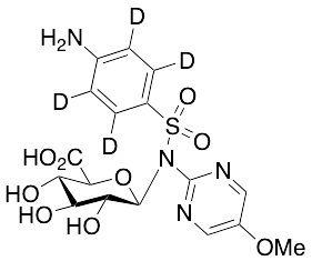 Sulfameter N1-Glucuronide-d4