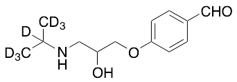 4-[2-Hydroxy-3-[(1-methylethyl)amino]propoxy]benzaldehyde-d7