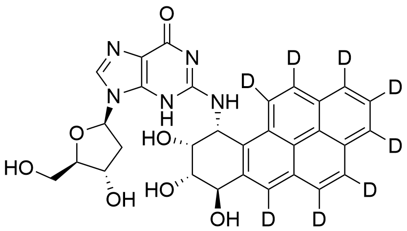 (+/-)-cis-anti-N2-BPDE-dG-d8