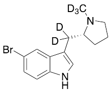 (R)-5-Bromo-3-(N-methylpyrrolidin-2-ylmethyl-d5)-1H-indole