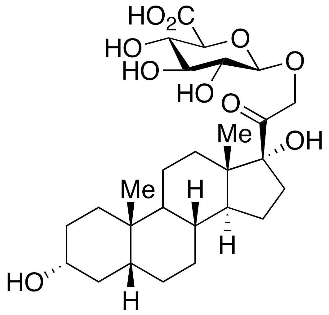 Tetrahydro-11-deoxy Cortisol 21-O-beta-D-Glucuronide